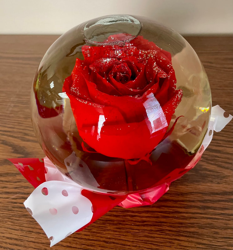 Rose Globe Centerpiece - Ruby